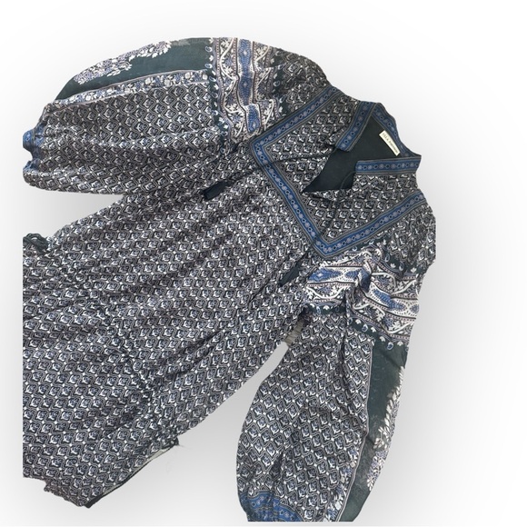 Ulla Johnson Reema Moonlight Boho Mini Dress Sz 8 Whimsical Ethereal 100% Silk - Picture 4 of 11